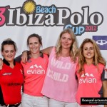 Jodie Kidd and Evian Polo Team
