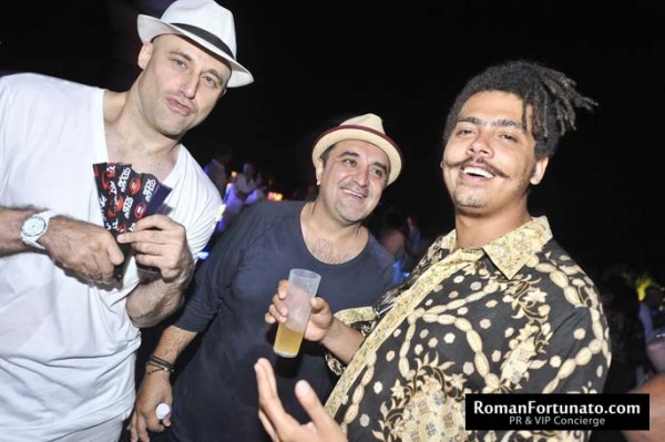 Rob Fernandez, Behrouz and Seth Troxler